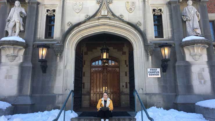 Image courtesy of Simone Simone has explored many areas including Princeton University.