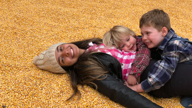 Image courtesy of the Burky Family Brazilian au pair Angel and her host kids.
