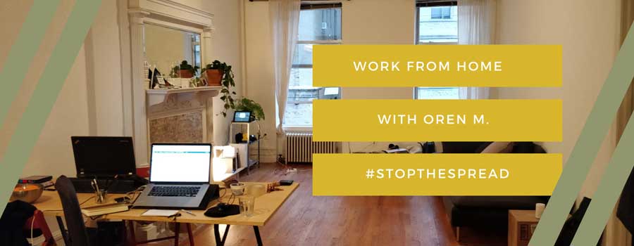 Oren M’s “Work from Home” Station in New York City.