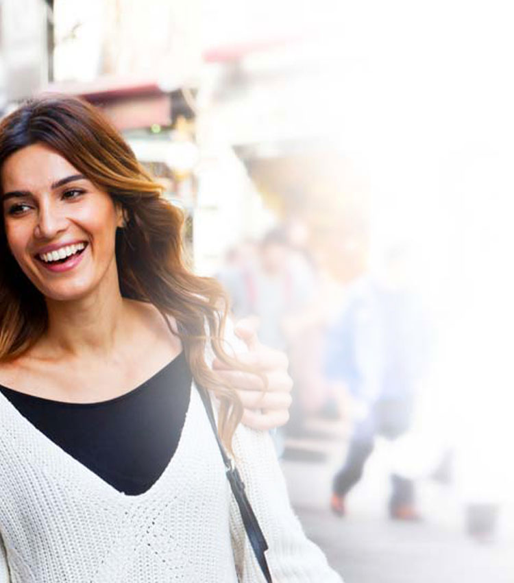 Participants making friends